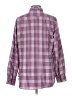 Unbranded Plaid Purple Long Sleeve Button-Down Shirt Size L - photo 2