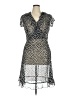 JBS 100% Polyester Polka Dots Silver Cocktail Dress Size 14 (petite) - photo 1