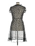 JBS 100% Polyester Polka Dots Silver Cocktail Dress Size 14 (petite) - photo 2