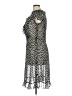 JBS 100% Polyester Polka Dots Silver Cocktail Dress Size 14 (petite) - photo 5