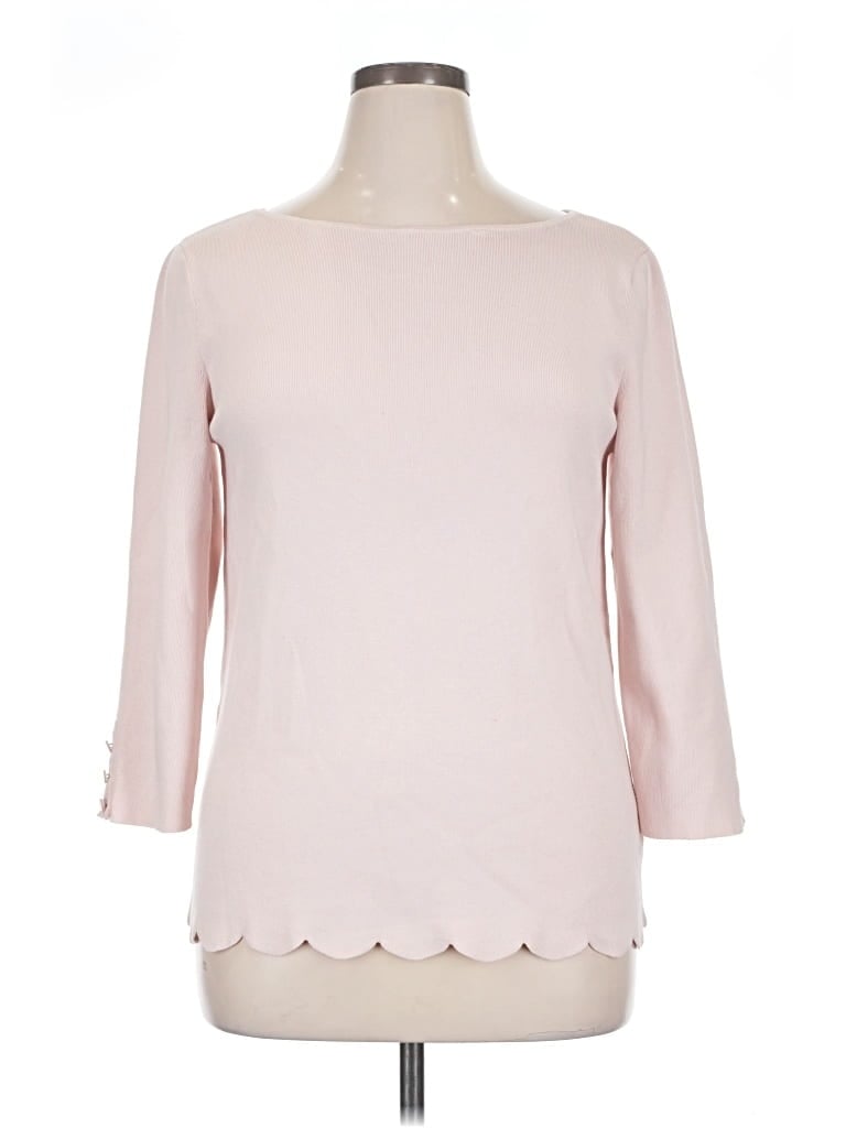 Pre-owned Talbots Pullover Sweater In Pink