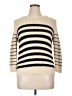 Ann Taylor Stripes Ivory Turtleneck Sweater Size XL - photo 1