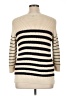 Ann Taylor Stripes Ivory Turtleneck Sweater Size XL - photo 2