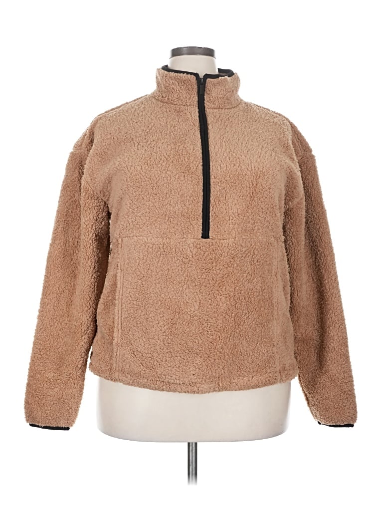 No Boundaries Pullover Sweater In Brown