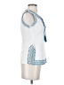 Solitaire White Sleeveless Blouse Size S - photo 4