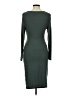 Unbranded Solid Green Cocktail Dress Size M - photo 2