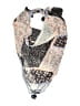 Unbranded Floral Stripes Color Block Pink Blue Scarf One size - photo 1