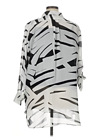 DKNYC 3/4 Sleeve Blouse (view 2)