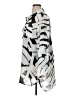 DKNYC 100% Polyester Print White Silver 3/4 Sleeve Blouse Size 1X - photo 5