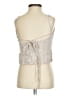 Pull&Bear 100% Modacrylic Silver Tan Sleeveless Blouse Size XS - photo 2