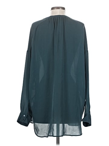 Vince. Long Sleeve Silk Top (view 2)