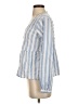Gap Stripes Blue Long Sleeve Blouse Size XS - photo 5