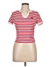 Shein Red Short Sleeve Polo Size L - photo 1