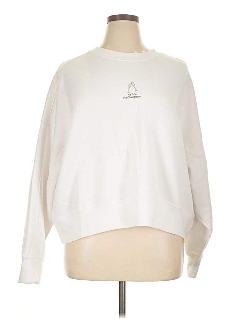 Pre-owned Ypb Sweatshirt In White