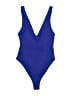 Zara Solid Blue One Piece Swimsuit Size S - photo 2