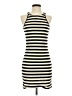Shein Stripes Black Casual Dress Size 4 - photo 1