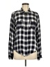 Paige Plaid Gray Long Sleeve Button-Down Shirt Size M - photo 1