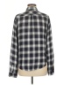 Paige Plaid Gray Long Sleeve Button-Down Shirt Size M - photo 2