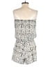 Joie 100% Silk Print Ivory Romper Size XS - photo 2