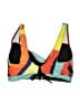 Unbranded Graphic Multi Color Teal Swimsuit Top Size M - photo 2
