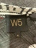 W5 Chevron-herringbone Silver 3/4 Sleeve Blouse Size XL - photo 7