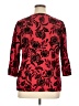 JM Collection Red 3/4 Sleeve T-Shirt Size 1X - photo 2