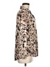 David Cline Animal Print Tan Long Sleeve Blouse Size M - photo 4