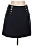 H&M Solid Black Casual Skirt Size 10 - photo 1