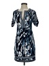 BCBGMAXAZRIA Graphic Blue Casual Dress Size XS - photo 1