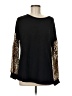 Grace & Emma Animal Print Black Pullover Sweater Size M - photo 1