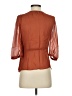 J.Crew 100% Silk Brown 3/4 Sleeve Silk Top Size 0 - photo 2