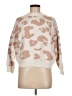 O. Vianca Animal Print Ivory Pullover Sweater Size M - photo 1