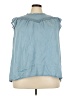 Torrid 100% Tencel Blue Sleeveless Blouse Size 3X Plus (3) - photo 1