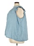 Torrid 100% Tencel Blue Sleeveless Blouse Size 3X Plus (3) - photo 5