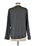 Barefoot Dreams 100% Polyester Polka Dots Gray Long Sleeve Blouse Size M - photo 2