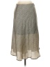 Sienna Sky 100% Polyester Animal Print Silver Casual Skirt Size S - photo 1