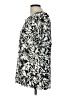Christopher & Banks 100% Polyester Floral Black Short Sleeve Blouse Size L - photo 5