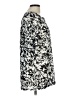 Christopher & Banks 100% Polyester Floral Black Short Sleeve Blouse Size L - photo 4