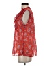 CAbi 100% Polyester Red Sleeveless Blouse Size S - photo 5