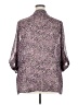 Apt. 9 100% Polyester Animal Print Purple 3/4 Sleeve Blouse Size 2X - photo 2