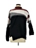 Nike Color Block Burgundy Purple Wool Pullover Sweater Size L - photo 1