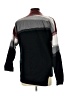 Nike Color Block Burgundy Purple Wool Pullover Sweater Size L - photo 2
