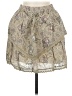 Let Me Be Paisley Tan Casual Skirt Size 6 - photo 1