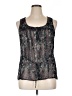 Mossimo Supply Co. 100% Polyester Black Sleeveless Blouse Size XL - photo 1