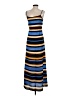 MICHAEL Michael Kors 100% Polyester Stripes Blue Casual Dress Size XS - photo 2