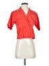 Runway Orange Short Sleeve Blouse Size XS - photo 1