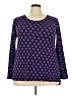 Lularoe Purple Long Sleeve Top Size 3X - photo 1