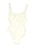 Solid & Striped Solid Ivory One Piece Swimsuit Size S - photo 2