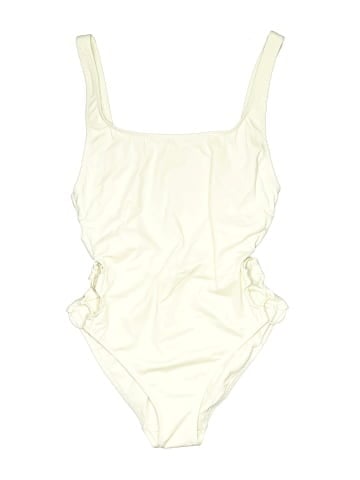 Solid & Striped One Piece Swimsuit (view 1)