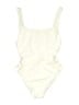 Solid & Striped Solid Ivory One Piece Swimsuit Size S - photo 1